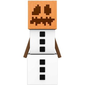 Figura mattel minecraft golem de nieve accesorios
