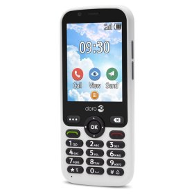 Telefono movil senior doro 7010 blanco - 2.8 pulgadas - 4gb rom - 512mb ram - 3mpx - 1600mah