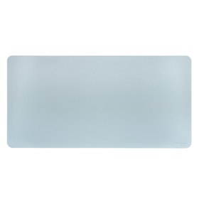Phoenix matepad alfrombrilla escritorio ratón pu 80 x 40 cm antideslizante impermeable materíal simil cuero azul - gris