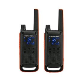 Walkie talkie motorola tlkr - t82 negro packs 2 pmr446 - 10km - 16 canales - clip cinturon