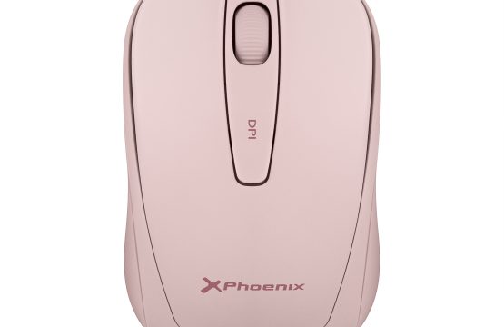 Phoenix m250 ratón inalámbrico 2.4 ghz receptor usb hasta 1600 dpi compatible con pc mac portátil color rosa
