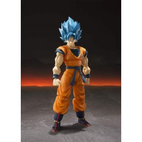 Figura tamashii nations figuarts sh dragon ball super super saiyan god super saiyan gogeta re - issue