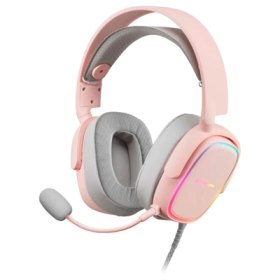 Auriculares mars gaming mhaxp pink jack 3.5mm + usb con microfono compatible con windows - ps4 - xbox one - nintendo switch - mac - smartphone - tablet