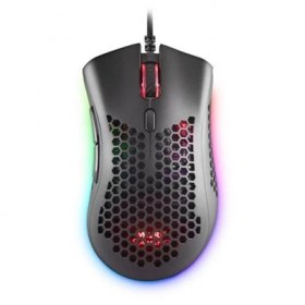 Mouse raton mars gaming optico usb 7 botones 32000ppp rgb negro