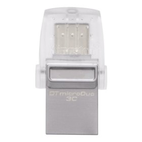 Datatraveler microduo 3c unidad flash usb 256 gb usb type - a - usb type - c 3.2 gen 1 (3.1 gen 1) acero inoxidable - prpura