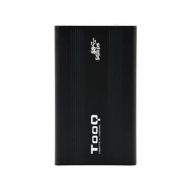 Caja externa tooq tqe - 2524b 2.5 pulgadas 9.5mm sata usb 3.0 negro
