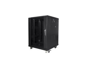 Armario rack lanberg 15u 600 x 600 auto ensamblado 19 pulgadas carga maxima 800kg negro
