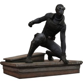 Figura diamond select toys marvel gallery spider - man traje negro re - run