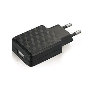 Cargador de pared leotec usb 5v 2a usb - 2.5mm usb - micro usb negro