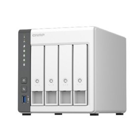 Servidor nas qnap ts - 433 - 4g nas 4xhdd - bay 1x2.5gbe+1xgbe
