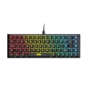 Teclado energy sistem esg k4 kompact - rgb negro - led rainbow - 69 teclas antighosting - xbox - ps5 - pc - mac