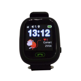 Reloj smartwatch leotec kids way gps antiperdida negro 1.22 pulgadas