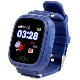 Reloj smartwatch leotec kids way gps antiperdida azul marino 1.22 pulgadas