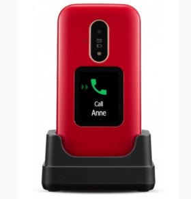 Telefono movil doro 6880 red - white - 2.8 pulgadas - 2mpx - 4g - rojo y blanco