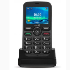 Telefono movil doro 5860 black - 2.4 pulgadas - 4g - negro