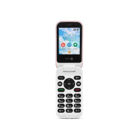 Telefono movil doro 7080 clam red - white - 2.8 pulgadas - 4g - rojo y blanco