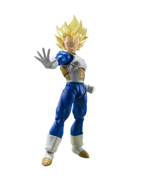 Super saiyan vegeta - awakened super saiyan blood - fig 14 cm dragon ball z sh figuarts