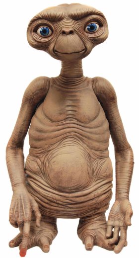 Replica neca tamaño real e.t. el extraterrestre latex edicion limitada