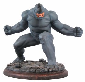 Figura diamond select toys marvel comic premiere collection spider - man rhino