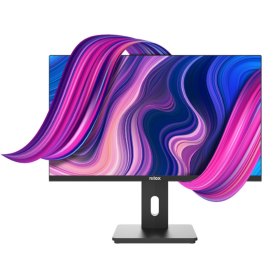 Monitor led 27 pulgadas nilox nxm27reg02 ips - va - hdmi - dp - vga - 75hz - 4ms - vesa 100 x 100 - regulable