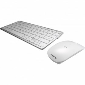 Kit teclado + raton inalambrico tacens levis usb blanco 6leviscombov2