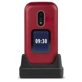 Telefono movil doro 6060 red - white - 2.8 pulgadas - blanco y rojo