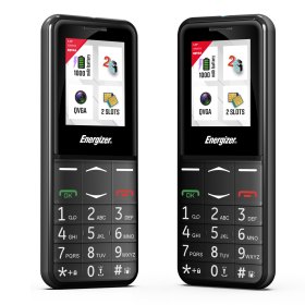 Telefono movil energizer e4 - 2g - 1.77 pulgadas - boton sos - ds black - negro