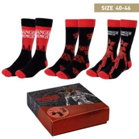 Pack calcetines 3 piezas stranger things talla 40 - 46