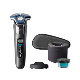 Afeitadora philips shaver series 7000 s7887 - 55 skiniq - recorta - afeita - humedo - seco - 60min