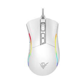 Ratón phoenix gaming void 12000 dpi de alto rendimiento blanco rgb usb configurable