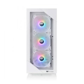 Caja ordenador gaming thermaltake view 200 tg snow atx 2 x usb 3.0 3 x 120mm argb