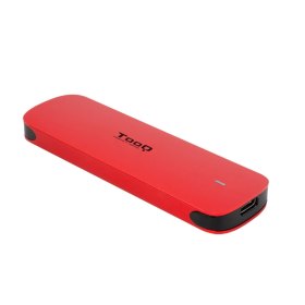 Carcasa disco duro tooq tqe - 2201r para ssd m.2 usb - c roja