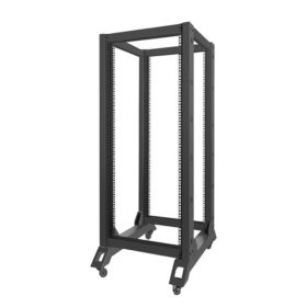 Armario lanberg abierto rack 19 pulgadas 27u - 600x800 negro