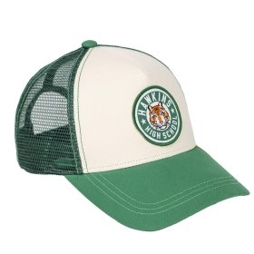 Gorra visera curva adulto stranger things verde