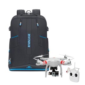Mochila rivacase 7890 borneo xl dron para portatil 16 pulgadas negro