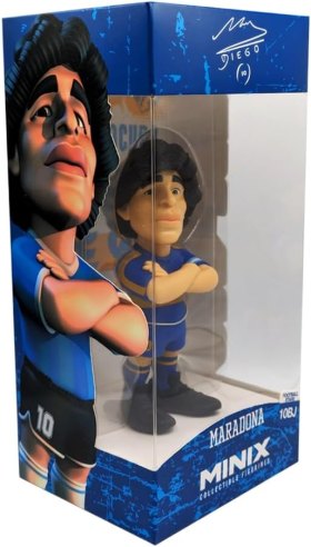 Figura minix maradona amarillo azul 12 cm