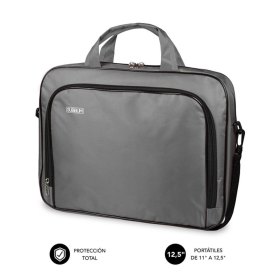 Maletin subblim oxford laptop para portatil 11 pulgadas - 12.5 pulgadas gris