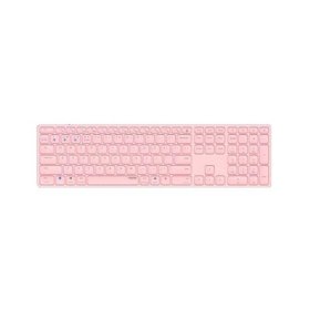 Teclado rapoo e9800m rosa inalambrico