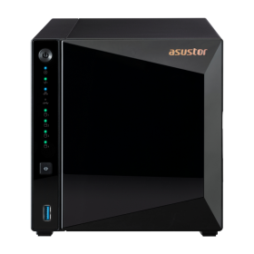 Servidor nas asustor tower 4 bay quad - core 1.4ghz 2gb ddr4 2.5gbe x1 usb3.2