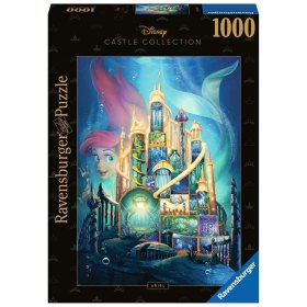 Puzzle ravensburger disney castles - ariel 1000 piezas