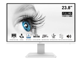 Monitor msi 23.8 pulgadas mp243xw ips fhd dp hdmi blanco