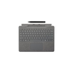 Teclado microsoft surface type + pen para surface pro10 plata