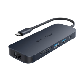 Hub hyper drive ecosmart gen.2 universal usb - c® 8 - in - 1 140 w pd3.1
