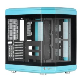Caja ordenador mars gaming mc - 3t atx cristal templado azul
