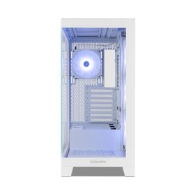 Caja ordenador gaming nox hummer glock atx argb crital templado blanco