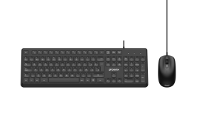 Phoenix combo teclado multimedia + ratón con cable usb 1200dpi