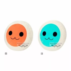 Peluche banpresto taiko no tatsujin donkatsu face plush 37cm 1 unidad aleatoria