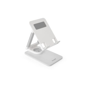 Soporte tooq plegable para tablet hasta 12.9 pulgadas blanco