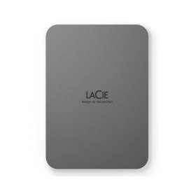 Disco duro externo lacie mobile secure 4tb 2.5 pulgadas usb tipo c gris