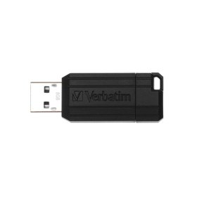 Memoria usb 2.0 verbatim pinstripe 8gb negro